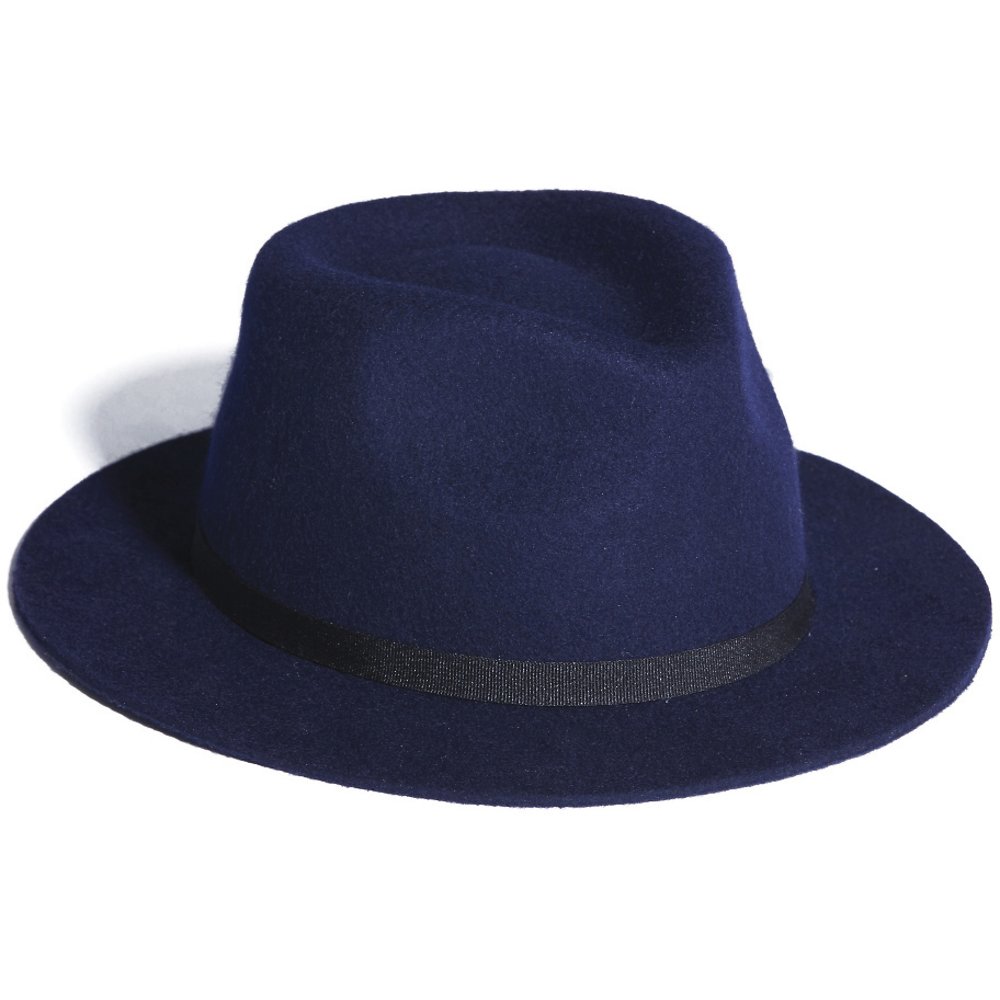 Peaches Short Brim Hat Navy Wrangler Australia
